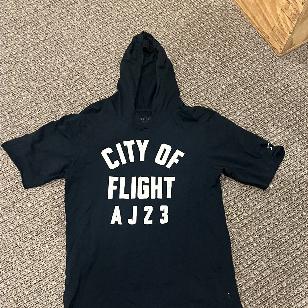 Jordan Black Hoodie - City of Flight AJ23